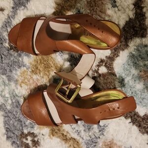 Michael kors buckle heels